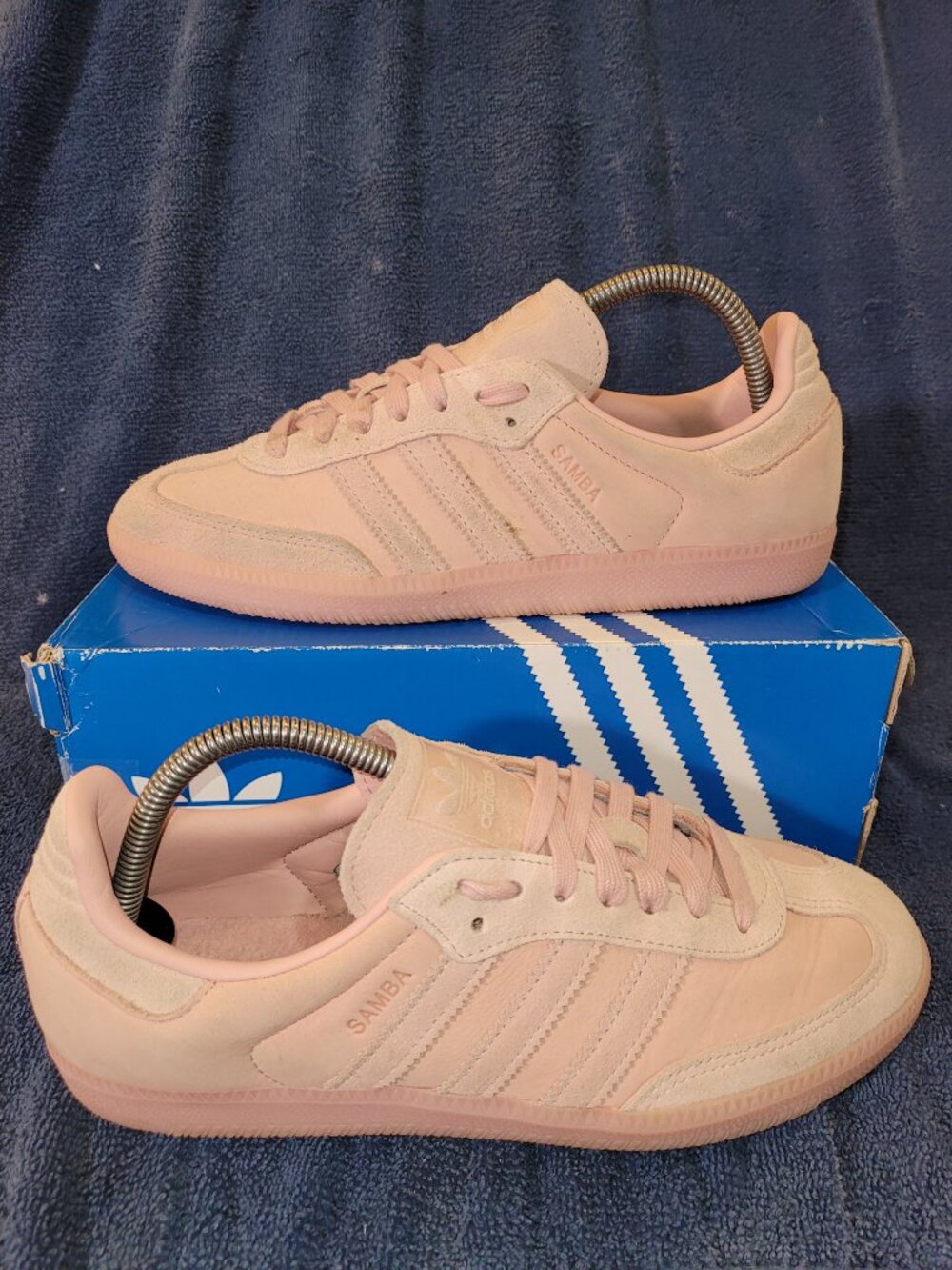 Adidas Samba Women's Size 9 OG Wonder Mauve Pink Gum Sneakers JS0194 (#2043)
